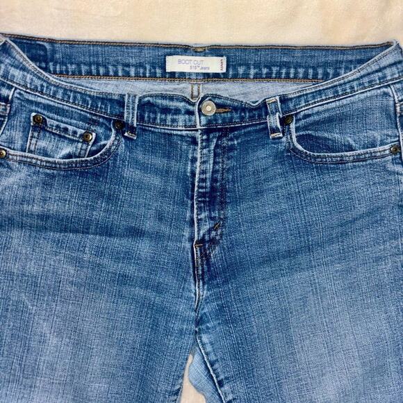 Levis 515 Bootcut Dark Wash Jeans 14 Short - Picture 6 of 6